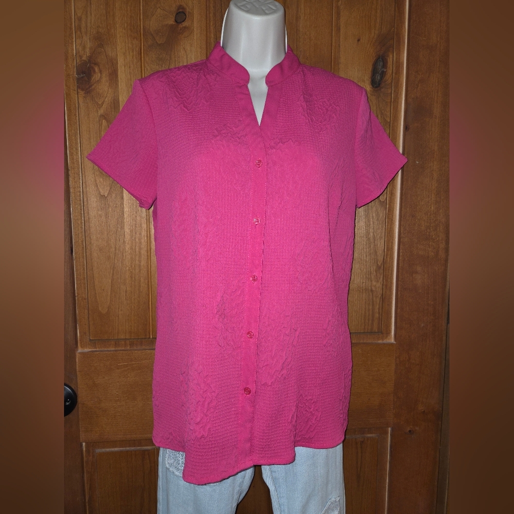 Fred David Fuchsia Button-Down Shirt
